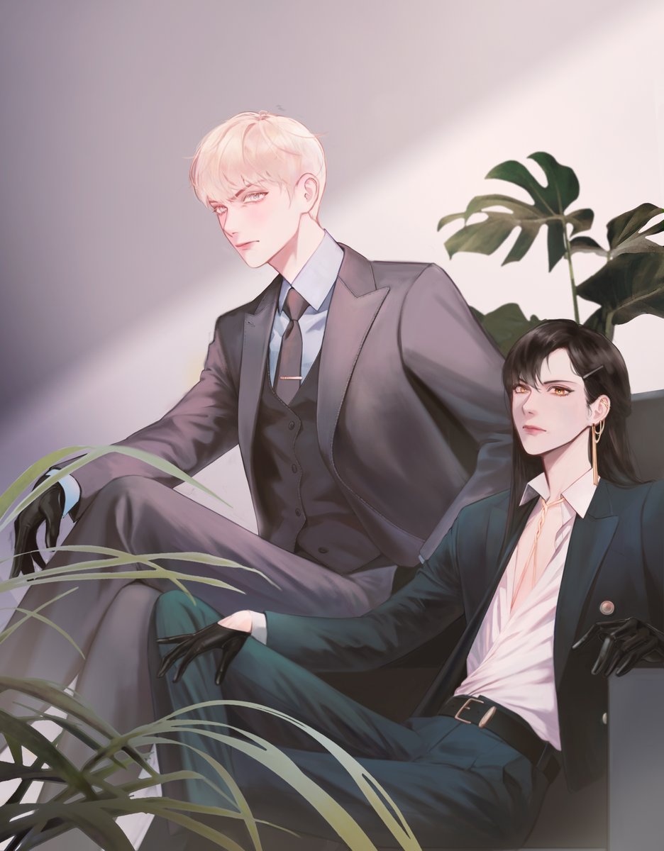 트친네 자컾 그려줬어요 후후