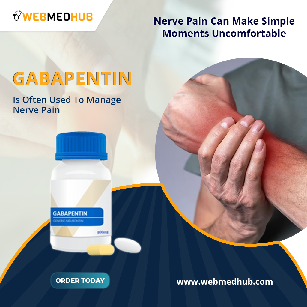 Gabapentin is often used to manage nerve pain effectively.
If you’re looking to buy Gabapentin online, visit webmedhub.com

⚠️ For informational purposes only.
#NervePainRelief #PainManagement #Gabapentin #BuyOnline