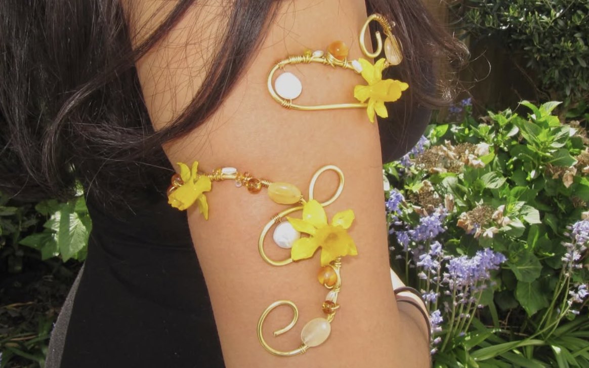 arm cuffs from celeste jewellery