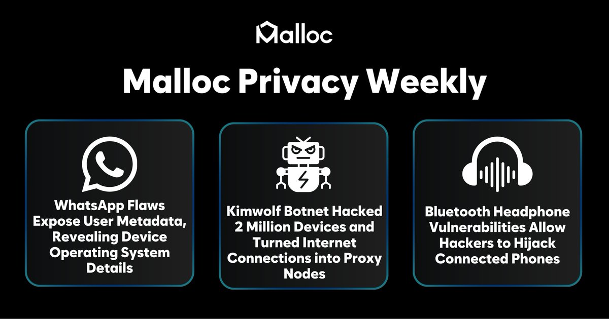 Welcome to the latest edition of Malloc's weekly Privacy Analysis. We are covering the latest cybersecurity incidents to help our readers stay aware and informed, so they can protect themselves from digital threats and ensure their online privacy and security.

A new malware