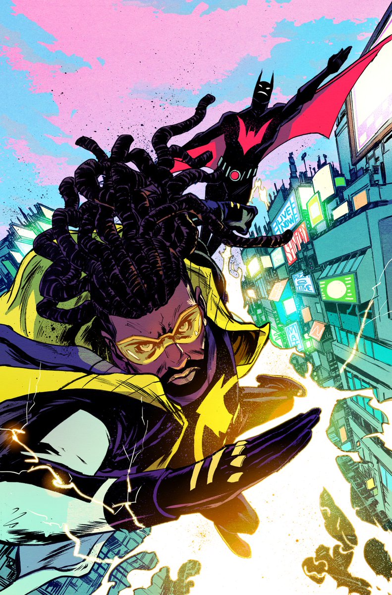 dctvcinema_'s tweet photo. BATMAN. STATIC SHOCK 
by Sanford Greene https://t.co/pFLCY5JJz1