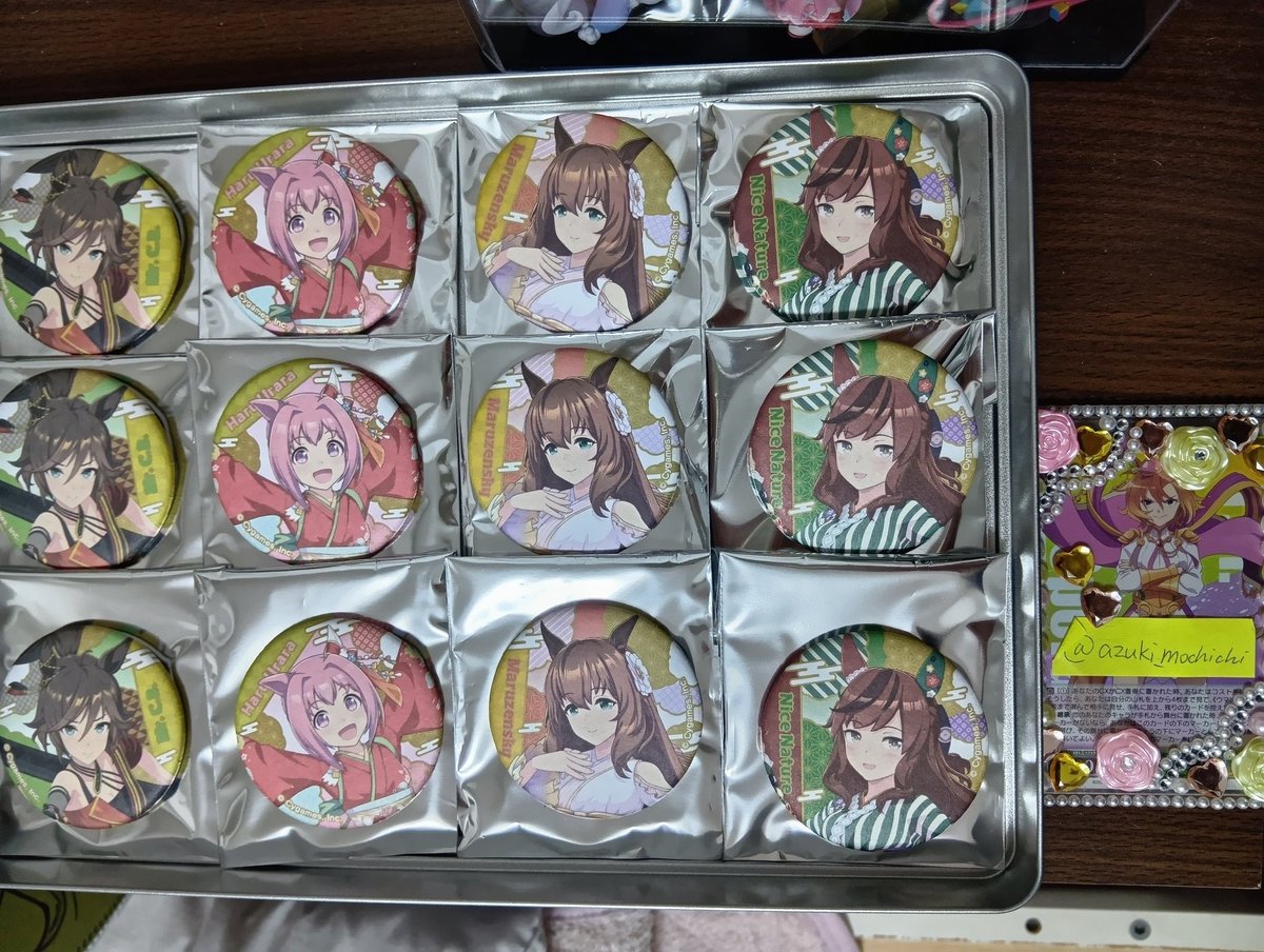 ウマ娘 和紙風缶バッジ コレクション 交換 譲渡 求 テイエムオペラオー