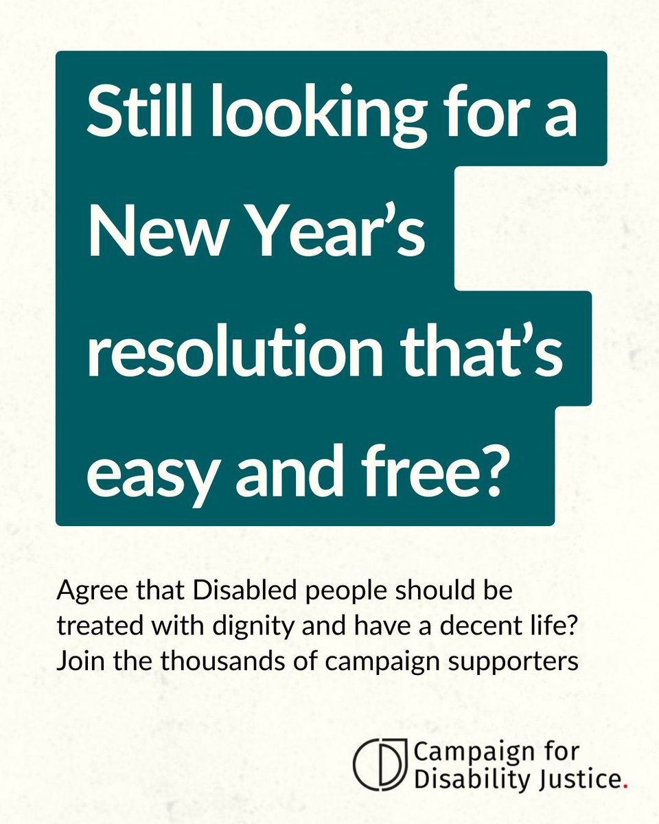 Campaign for Disability Justice tweet media