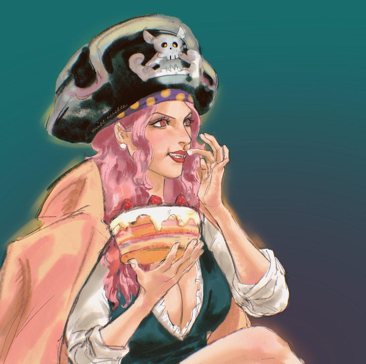 Big Mom redraw 😋
#onepiece