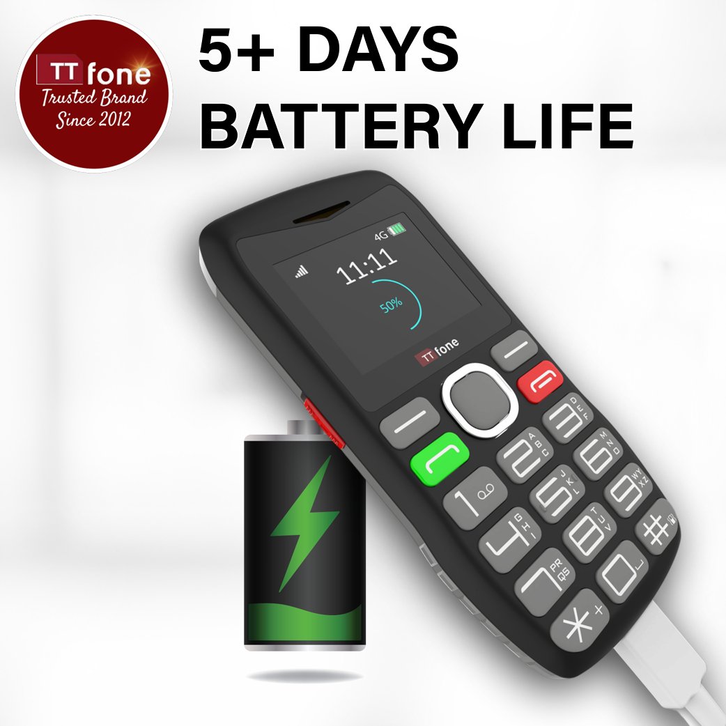 Looking for a phone that’s easy to use and lasts longer? 
TTfone TT890 comes with big buttons, a clear display and 5+ days battery life — perfect for everyday calling and messaging.

Visit: ttfone.com/products/ttfon…

#TTfone #easytousephones #tt890 #bigbuttonmobile