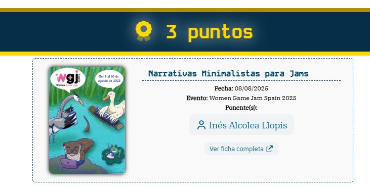 Women Game Jam Spain tweet media