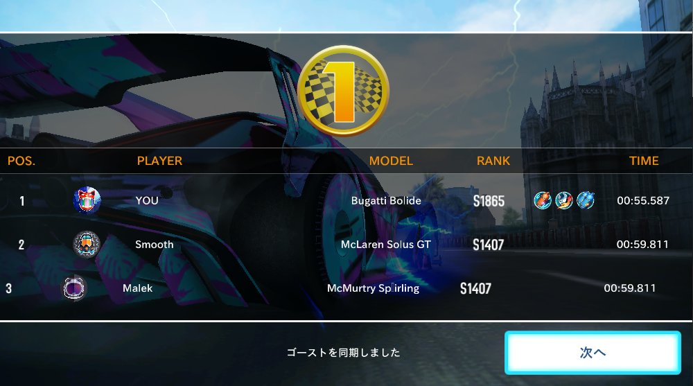 王冠ページ☺︎ ボラちゃん優遇たすかる #asphalt8