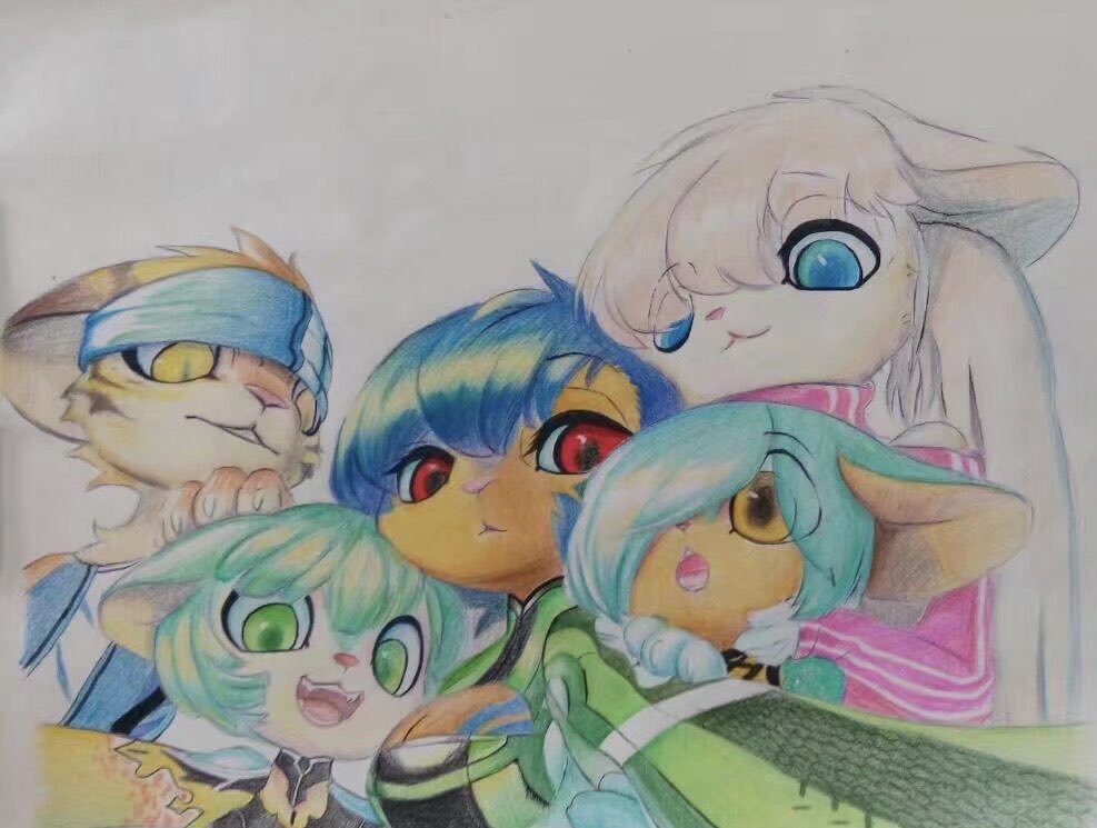 看看我之前画的稿吧🎨
#美术  #美术教师  #绘画