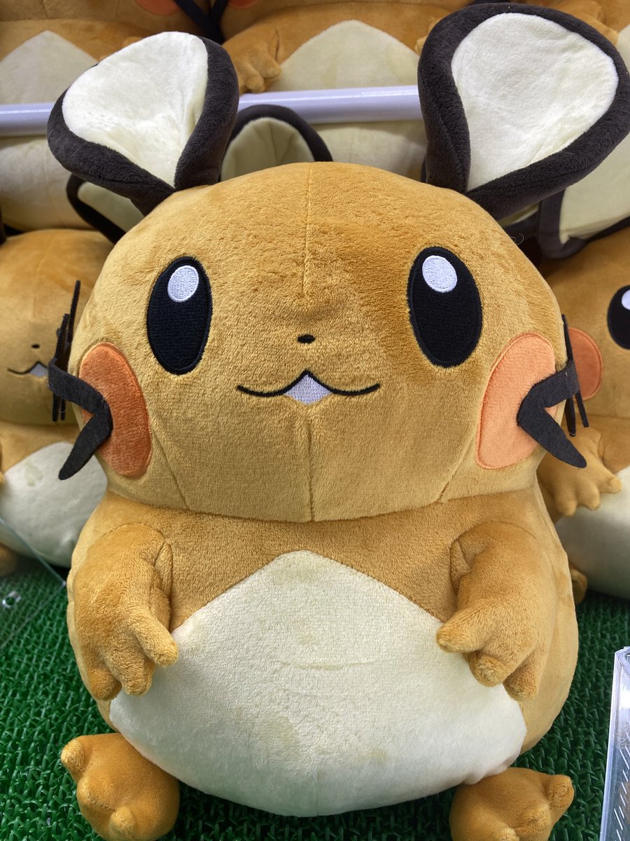 ✨新入荷景品のお知らせ✨ 大きなデデンネが入りましたよ⚡️ 存在感