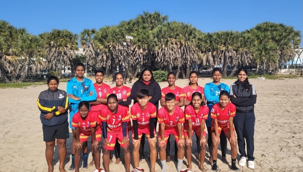 #Odisha Girls’ Team clinched a dominant 7–0 victory over Himachal Pradesh in the semifinals of the 2nd Khelo India Beach Soccer Tournament in Diu. 🏖️⚽

Congratulations, girls and best wishes for the final!

#OdishaForSports