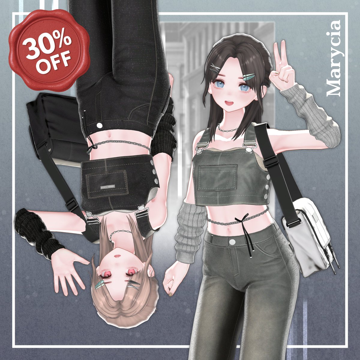 💓Bundle 'UrbanStreet' Marycia Release!📷  
Special 30% OFF until the 11th at 12:00! We appreciate your interest and support!

daftfriday.booth.pm/items/7746783 📷
#booth_pm #VRChat #Marycia3D #Daft_BlackSmith