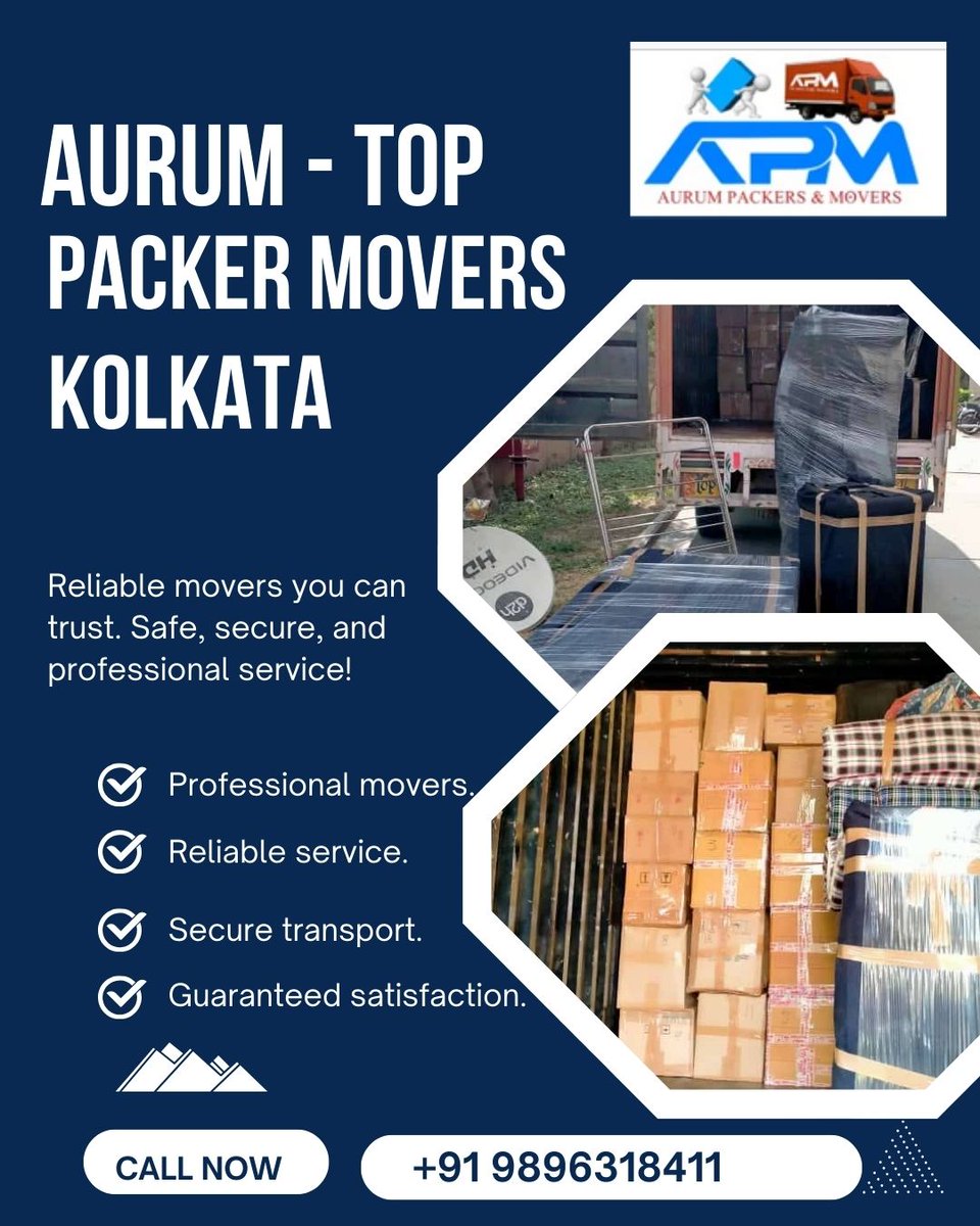 aurumpackers's tweet photo. Packers and Movers Dharamtala Kolkata
Shift smartly with Aurum Packers and Movers Kolkata. We offer secure packing, safe loading.
https://t.co/mCIa8lrFLH
#PackersMoversKolkata #KolkataMovers #HomeShifting #OfficeShifting #SafeRelocation #PackingExperts #MovingServices https://t.co/hSJ0c0kHJr