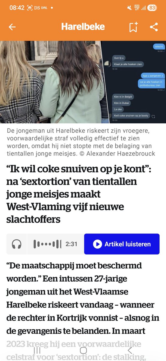 Je zou denken dat een veroordeling dé menace van OG twitter zou doen stoppen, maar nee. Onze welbekende vriend riskeert vandaag opnieuw een straf voor dezelfde feiten. Hij kon het volgens de openbaar aanklager niet laten om nóg eens tientallen (jonge?) meisjes te sturen...