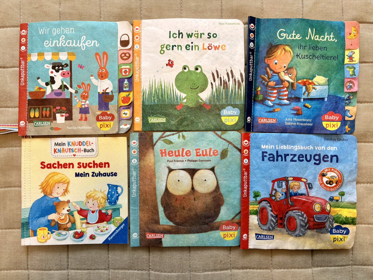 ドイツ語絵本がほしい皆さん🇩🇪 『unkaputtbar(壊れない)』シリーズが