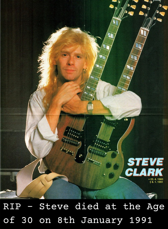 DefLeppardRB's tweet image. RIP #SteveClark
passed 8th January 1991
he was 30 Years Old...
-What do you miss most about Steve?
#DefLeppard