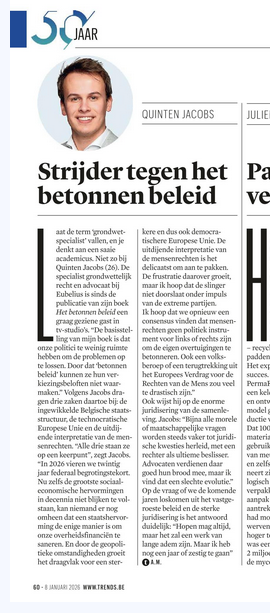 alainmoutonVL's tweet image. In het @trendsbelgie nummer van deze week vieren we #50jaarTrends en kijken vooruit naar de personen die we de komende halve eeuw in de gaten moeten houden. Eén ervan is @QuintenJacobs3