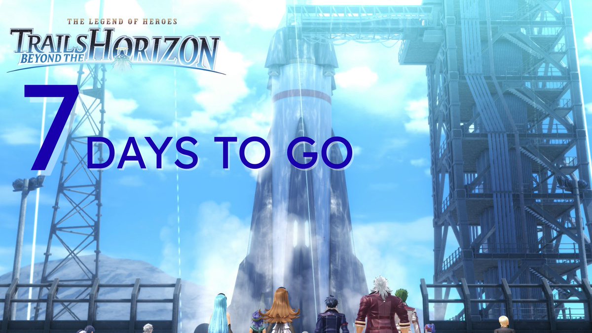 NISAmerica's tweet image. 7 days until the launch of The Legend of Heroes: #TrailsbeyondtheHorizon! Are you ready?!