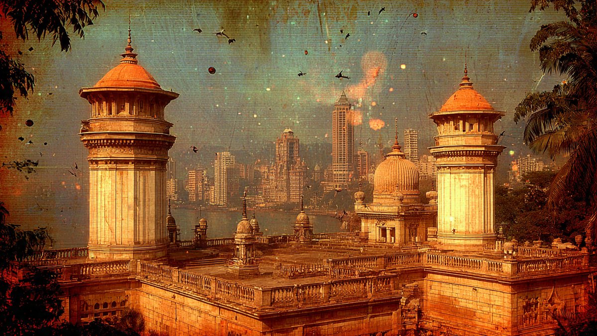 nila_desai_'s tweet photo. Time-fractured cities—heritage architecture seen through a speculative eye.

Triptych https://t.co/Z7hAIMAcXF