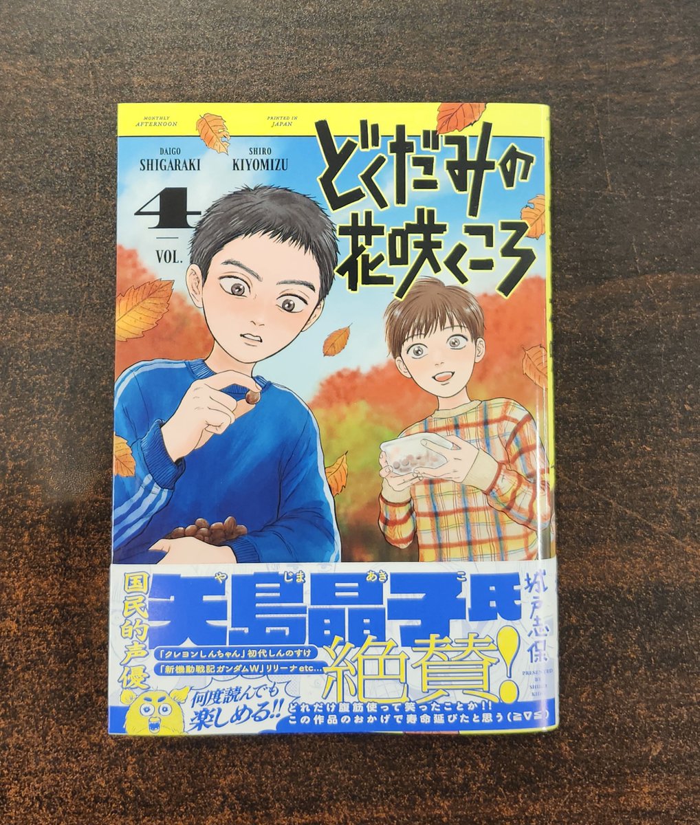 城戸志保さん『どくだみの花咲くころ』4巻 (講談社) のサイン本が入荷