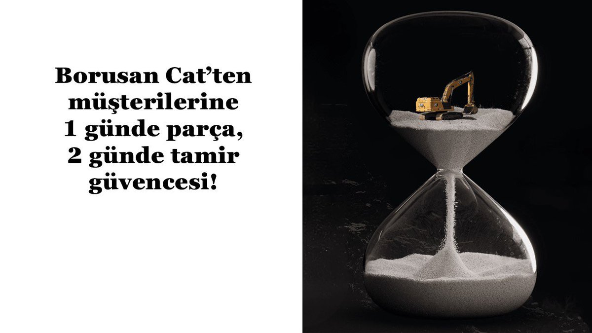 Borusan Cat’ten müşterilerine 1 günde parça, 2 günde tamir güvencesi!

Haberi sitemizde okumak için;
forummakina.com.tr/tr/haberler/bo… 

#BorusanCat #caterpillar #vakitnakittir #kampanya #servis #yedekparca #technology #maden #ismakinesi #insaat #constructionequipment #magazine #Turkiye