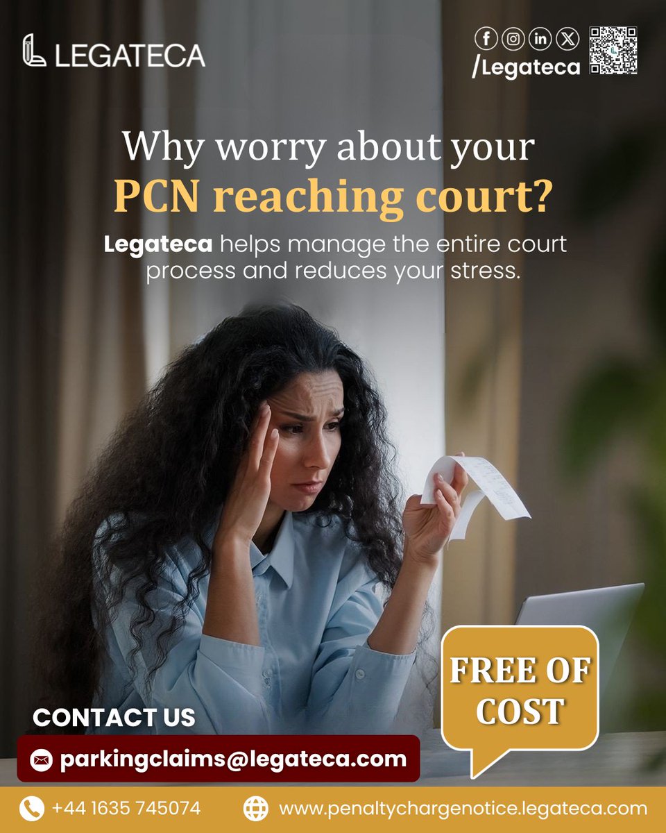 Worried about your PCN reaching court? Don’t stress. We handle the entire process for you—professionally, transparently, and free of cost.

Visit us at: penaltychargenotice.legateca.com

#legateca #PCNHelp #UnpaidParkingTicket #LegalSupport #CourtProcess #ParkingClaims #UKLegal
