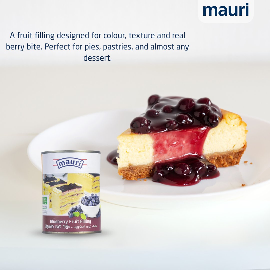 MauriBaking's tweet image. Fresh blueberries are rare in Sri Lanka, but Mauri Blueberry Filling, made with whole berries, brings real taste &amp;amp; look to your bakes, no matter the season. Just Perfect, every time!

#blueberry #ABMauri #SriLanka #fruitfillings #bakeryingredients