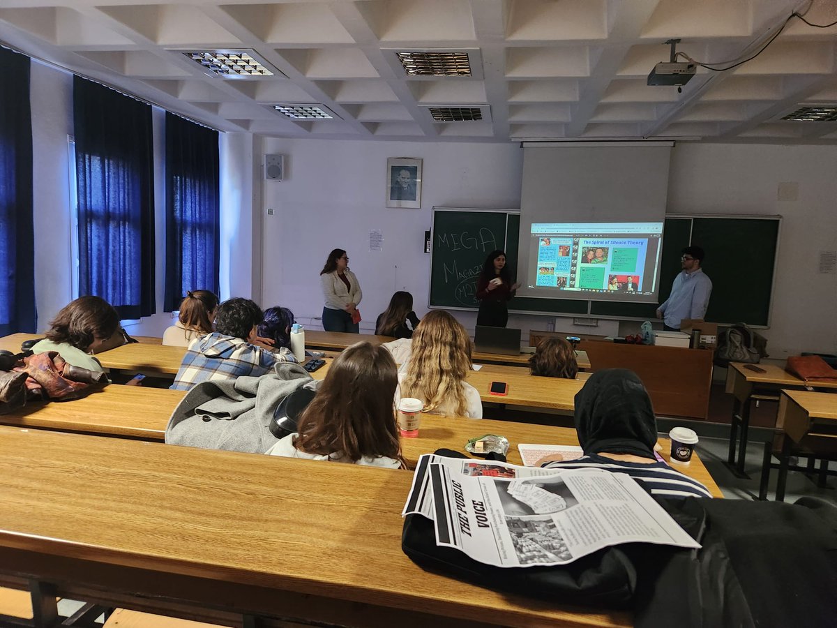 SocMarmara's tweet photo. Our students will continue presenting the second part of their 'Mass Communication Creative Projects' (first part presented on December 25) today at 13:30 in the Faculty Conference Hall. https://t.co/kx1M4E4uHS