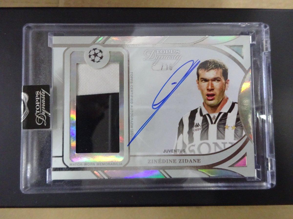 【極希少品】98/99ユヴェントス No.21ジネディーヌ・ジダンCLパッチ付き ユベントス ) 2024-25 TOPPS DYNASTY UCC ジネディーヌ・ジダン パッチ