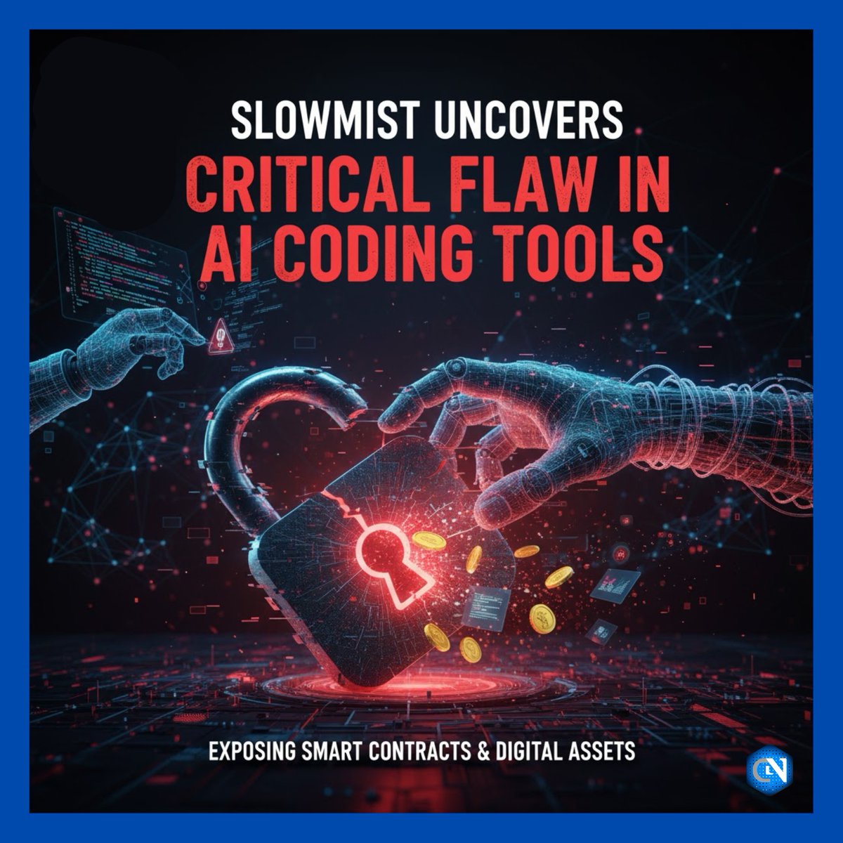 🚨 AI-written code, real-world risks. SlowMist warns that flaws in AI  coding tools could lead to catastrophic crypto losses if left unchecked.  #CryptoRisk #AIinWeb3 #SlowMist #CryptoNewsZ2026 #CNZNews