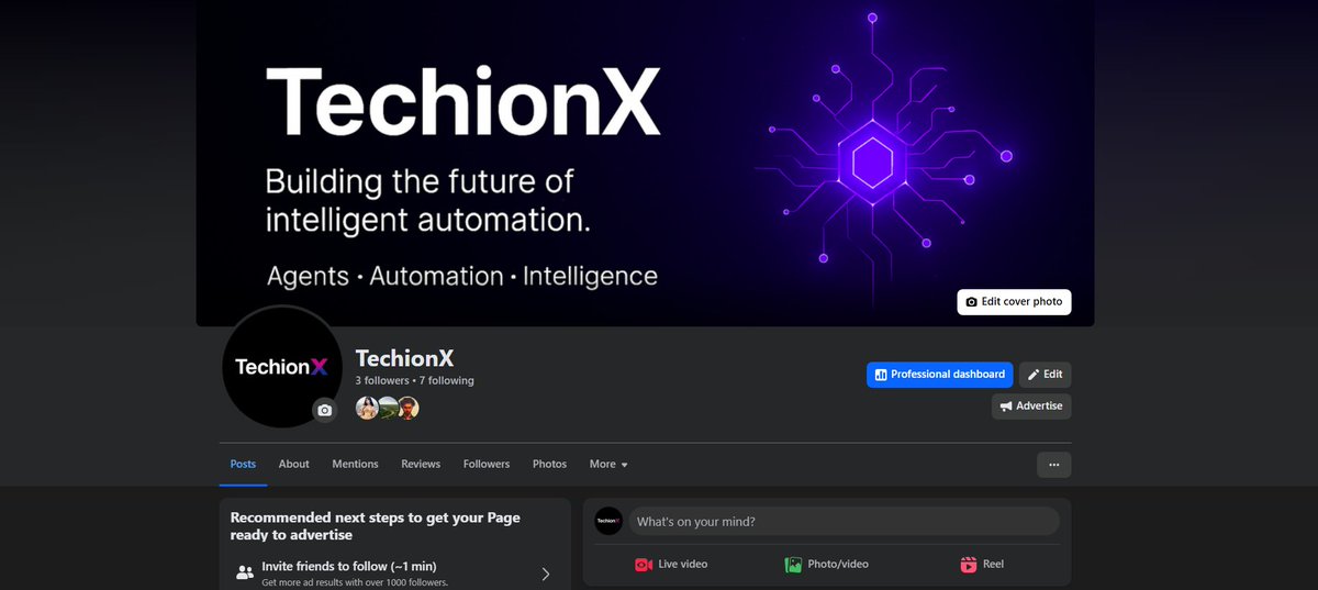 Alleexd1G's tweet photo. Building TechionX — a next‑generation AI ecosystem with global ambition.
I’m looking for partners, developers, engineers, investors and visionaries who want to create something original, not another copy.
If you want to be part of a project with long‑term impact, reach out. #Tech https://t.co/PouNngPlOl