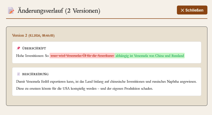 gnutiez's tweet image. Spannender #Framing Shift in der @faznet 

Verschiebung von ökonomischer Kostenbetrachtung für   #USA zu #Abhängigkeit #venezuala s von #China/#Russland.

Wer entscheidet wann und warum, welcher Aspekt es aus dem Text in die #Headline schafft? 

visual.gnutiez.de