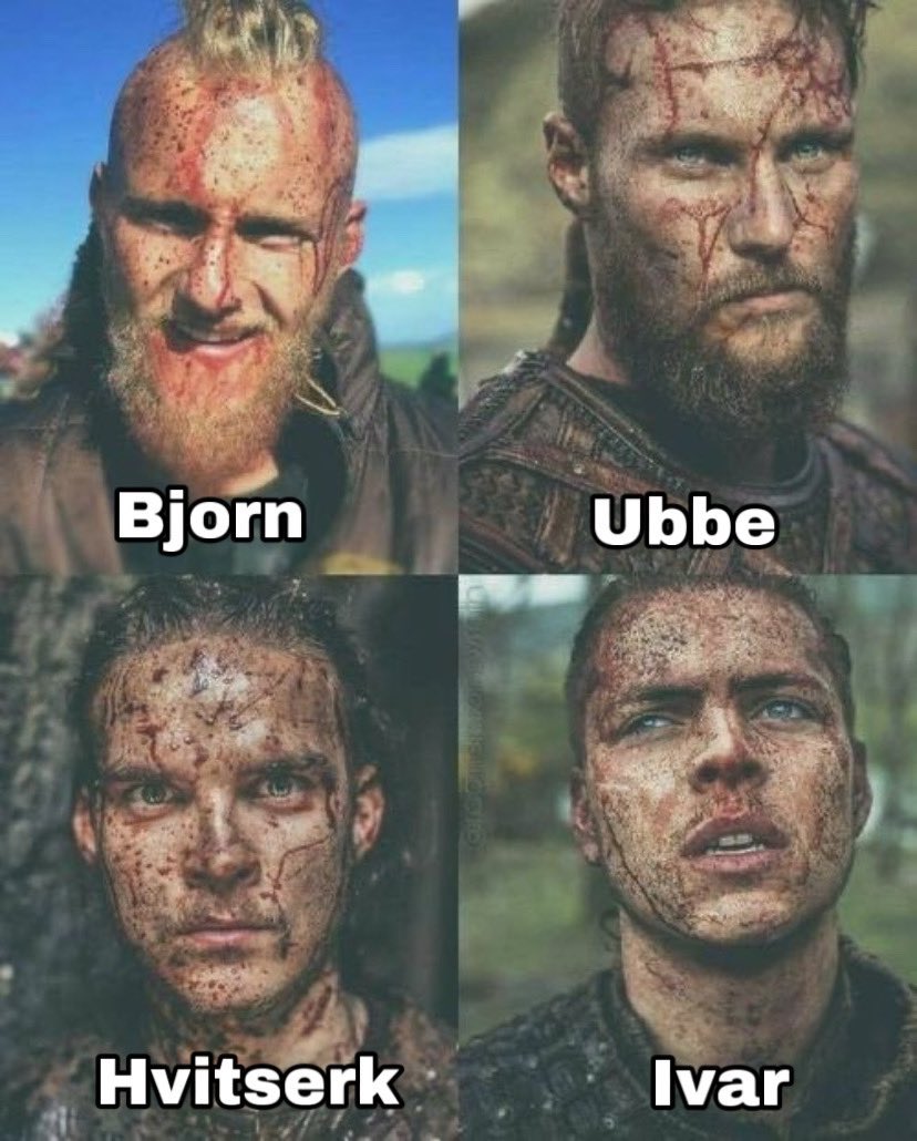 Jayysein's tweet image. Which of the sons of Ragnar is your favorite?