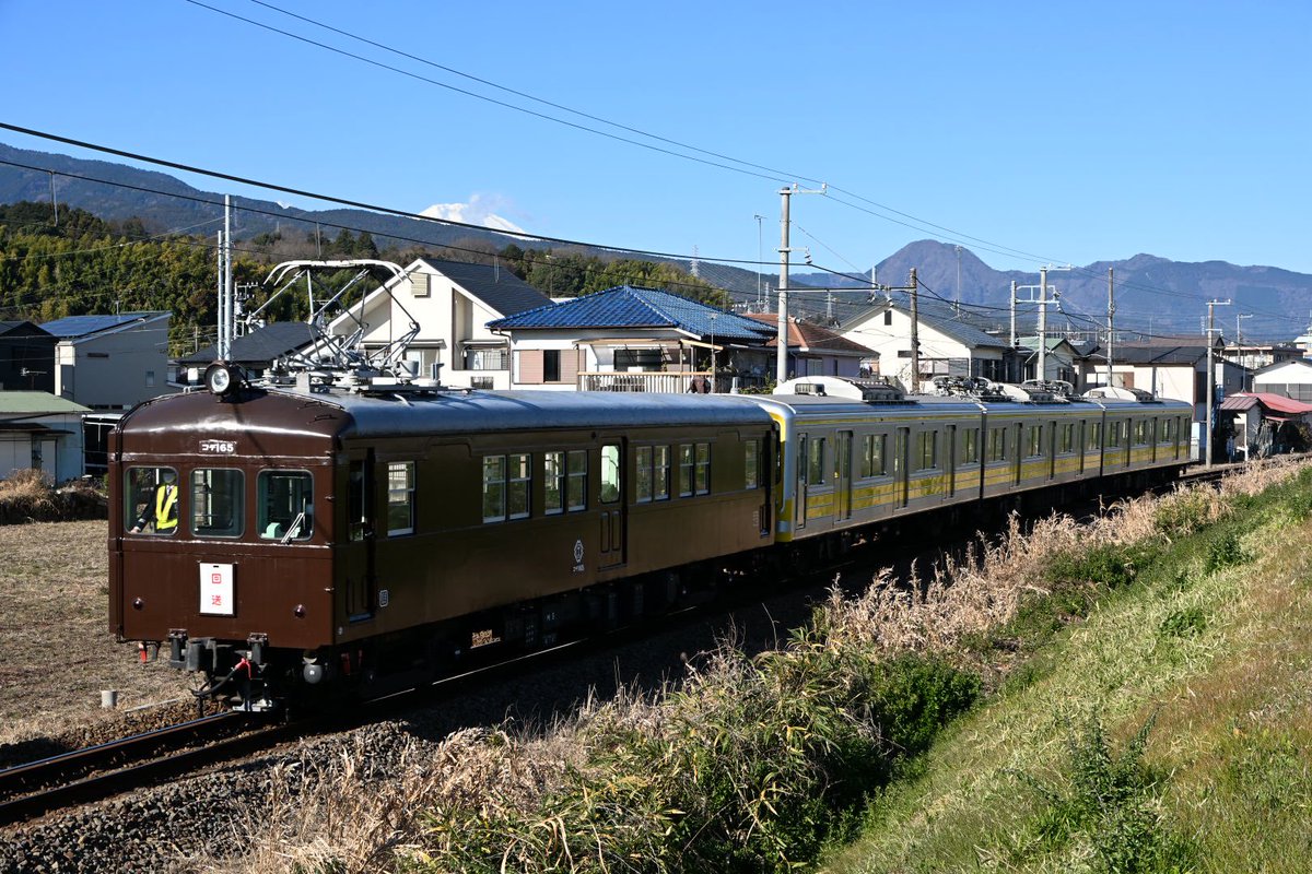 Rail710's tweet image. 2026.1.8
伊豆箱根鉄道大雄山線甲種輸送
5000系5504F