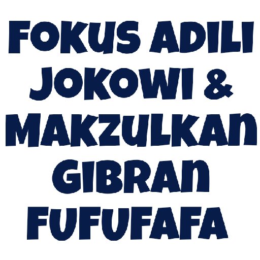RESOLUSI 2026...

TETAP FOKUS "ADILI JOKOWI DAN MAKZULKAN GIBRAN"....‼️

#TangkapKoruptorOCCRP 
#TangkapKoruptorOCCRP 
🆘🆗