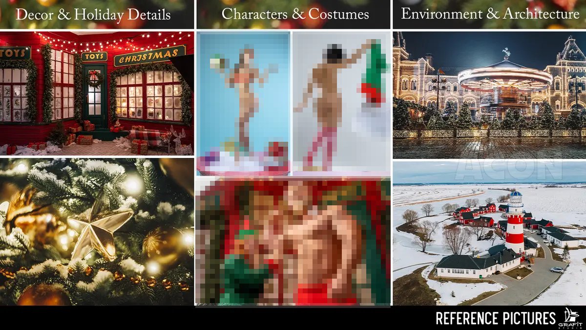 무료 이미지 소재 - 겨울 홀리데이 패키지
acon3d.com/ko/product/100…

겨울 자연, 건물, 홀리데이 데코, 성탄절과 축제 코스프레와 기타 인물들이 들어있는 120장의 이미지팩입니다! 

*링크 내 페이지 상단에 탈의한 모델 사진이 있으니 주의해주세요!
*저는 트위터 검열때문에 일부 사진을 모자이크