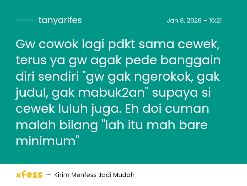 tanyarlfes's tweet image. 💚 titipan. Salah gak sih gw agak sakit hati dengan jawaban doi? Gw udah coba jauhin itu semua buat deketin cewek2, malah di bilang "bare minimum"