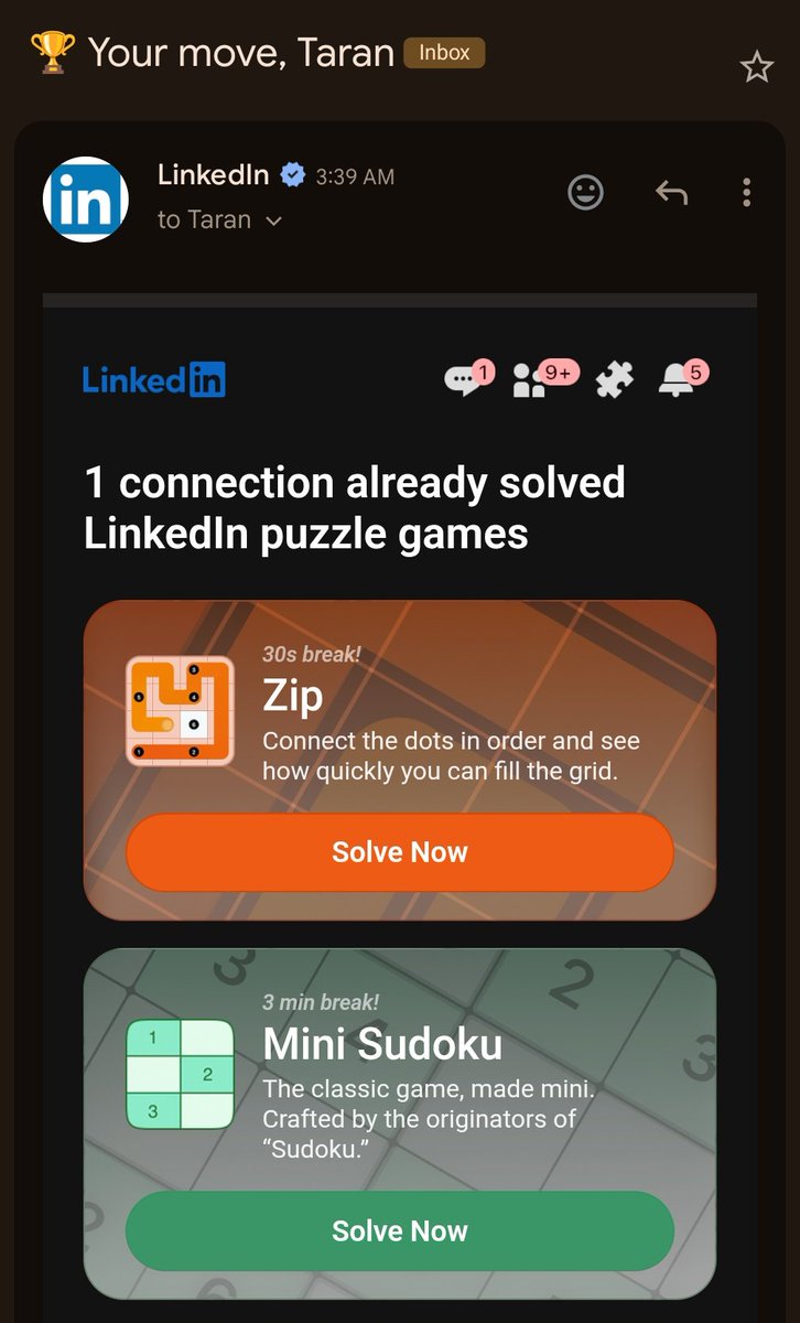 Well this is the dumbest email I've gotten in awhile. @linkedin