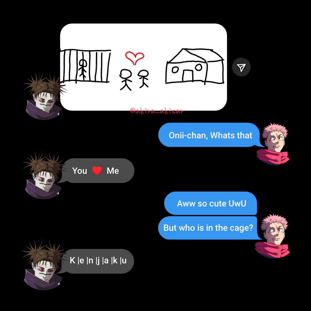 akira_akisar's tweet photo. .#Choso #ItadoriYuji #kenjaku #脹虎 #Jjktext
Has this been done yet https://t.co/0OsF8sIWcl