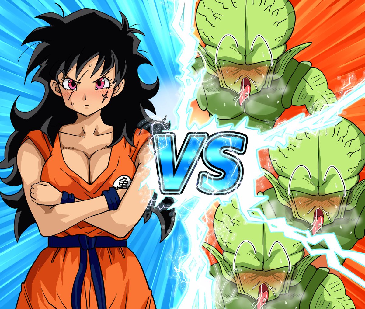 ヤムチャいいな…と思って描いたやつ 