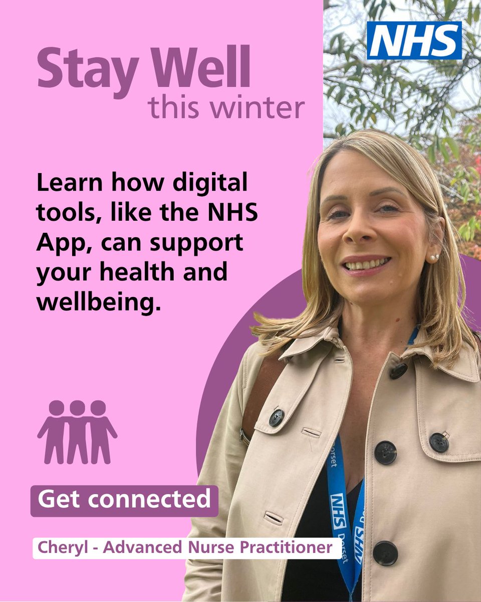 This winter there are many digital tools like the NHS app that can support your health and wellbeing.  ❄️ 

More info and how to download: staywelldorset.nhs.uk/digital/#nhs

#StayWellWinter