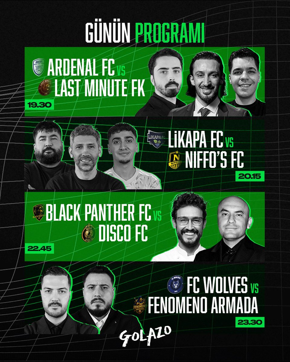 400 kişilik organizasyon ekibi,
30 kamera,
10'dan fazla futbol efsanesi,
30'dan fazla celebrity...
2 dev konser... 

Golazo'ya başlıyoruz.
Çok güzel geçsin 💙🧿
#GolazoCanlı <a href="/golazocuptr/">Golazo Cup Türkiye</a>