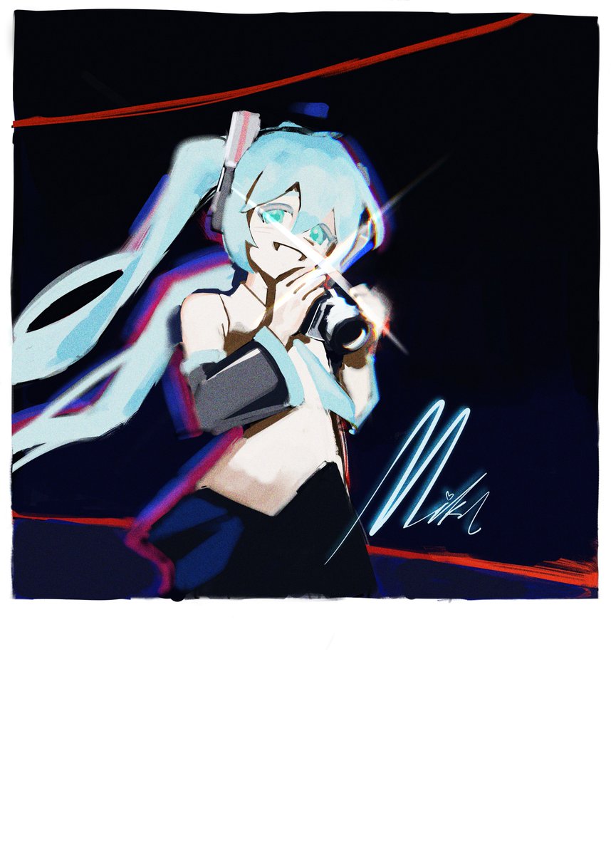 miku photocard (i love her sm)