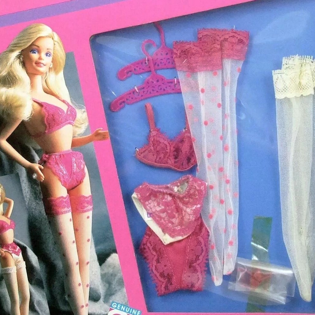dreamyyarchive's tweet image. 80's barbie lingerie packs