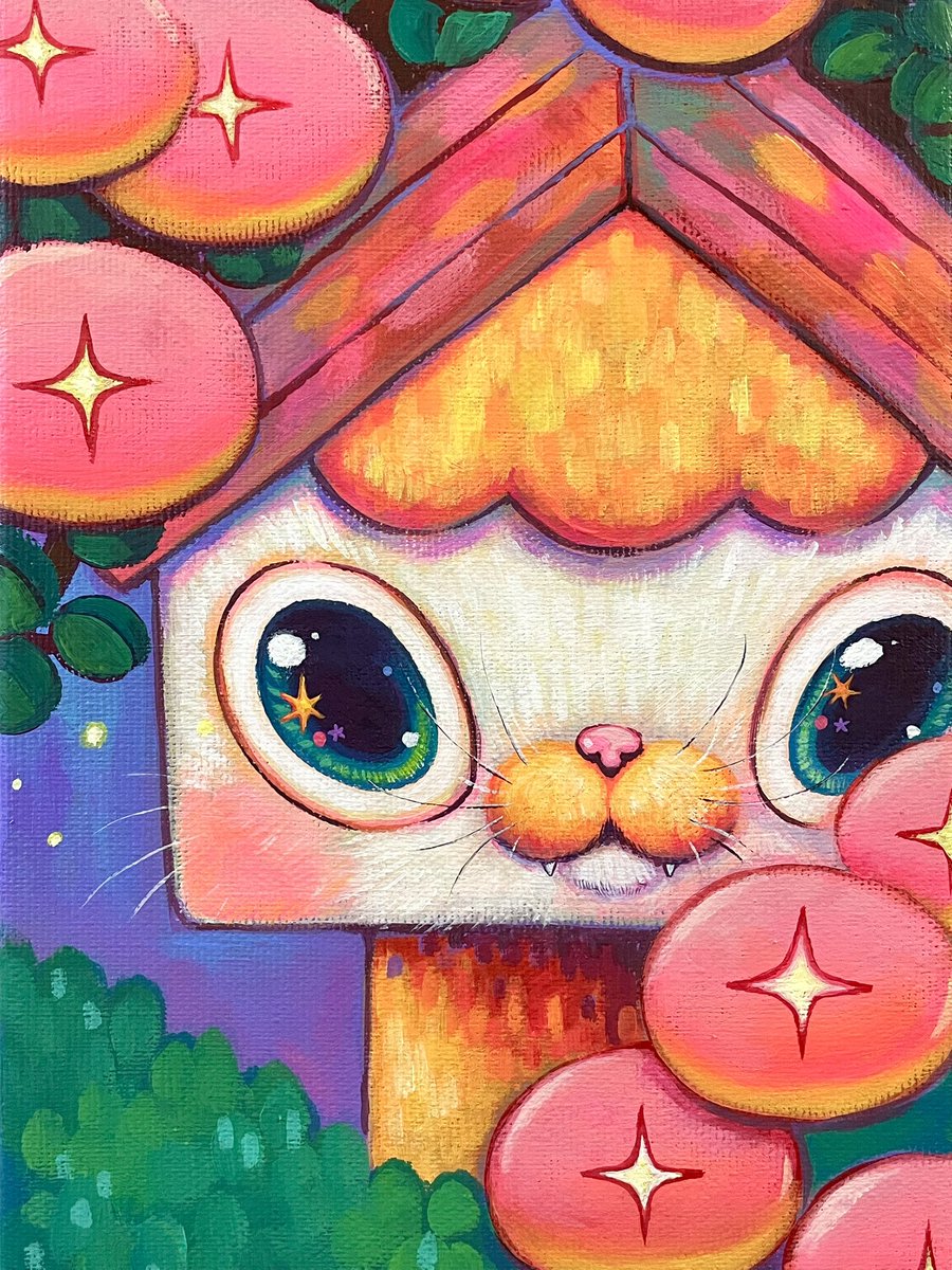 ratokimtoy's tweet photo. 2026.1.8
Acrylic on canvas
20x30cm
I found something new✨
#sparkle #painting #sweethomecat
#ratoartwork https://t.co/Gpv6VZHWTy