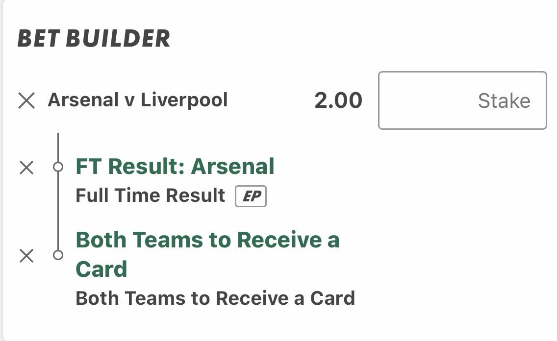 SBFootballTips's tweet image. 📝 Arsenal vs Liverpool Bet 

Arsenal won last 5 PL games with a near enough fully fit squad 

Liverpool off the back of drawing to Leeds+Fulham + No Salah, Isak and Ekitike 
Liverpool also lost away at City+Chelsea 
Both team carded in the last 8 fixtures H2H 

📚Bet365
💰2.00