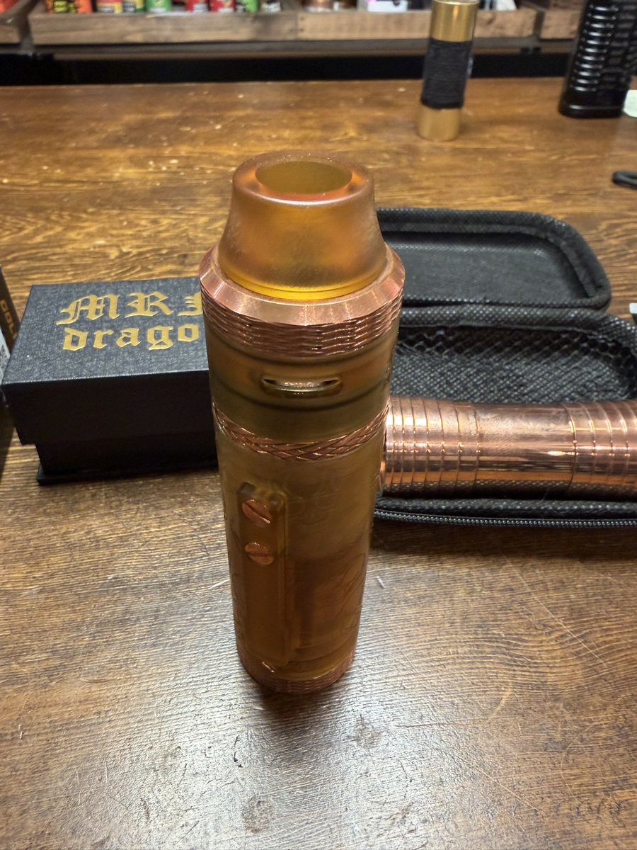 LofCy's tweet photo. BUNGO MRNMODZ
@bakuendo_vape 

初メカデビューです！

#vape
#MRN https://t.co/mkUO56XtP2