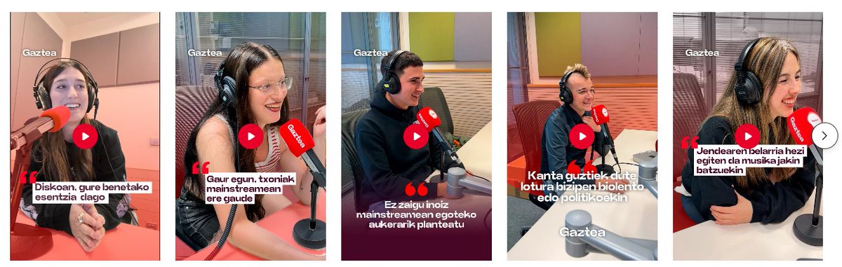 Urte berri on🪼🪼🪼

Bueltan gaude! Egunean zehar entzuten ez dituzunak, astelehenetik ostegunera, gurean🤲🏼
gaztea.eus/irratia/b-aldea