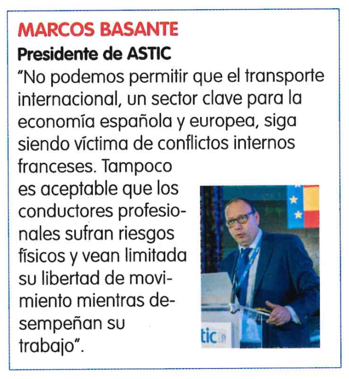 astic1960's tweet photo. Muchos de nuestros #camiones siguen bloqueados🚫  

Así no se defiende al sector agrícola ni ganadero frente a Mercosur.

Exigimos a los Gobiernos de España y Francia una intervención urgente para garantizar la libre circulación por carretera. https://t.co/vkeWboN5Ni