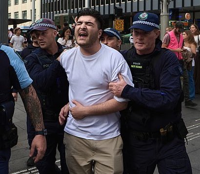 The guy who cried for a week when cops twisted his arm now supports cops executing people.