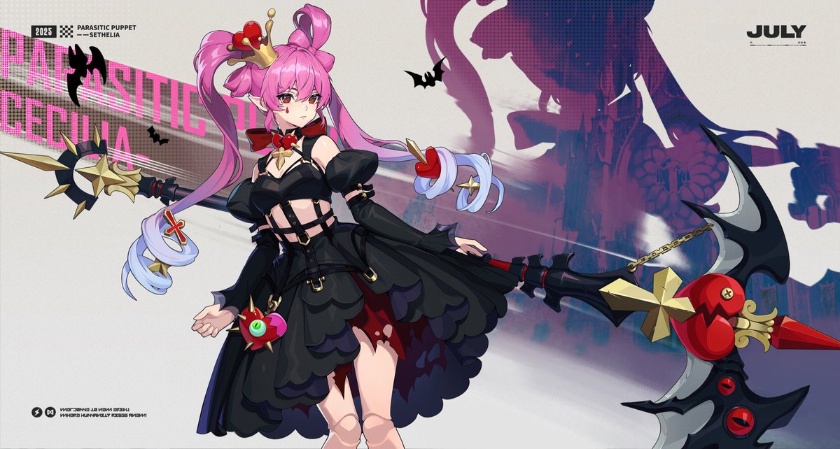 blade_rite's tweet image. ⚔️ Pretty in pink. Deadly in black.
Sethelia, the Parasitic Puppet, claims the stage. #Bladerite